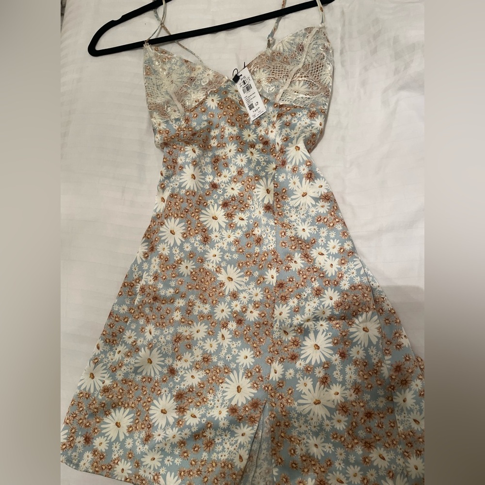 Garage Silk and Lace Dress BNWT